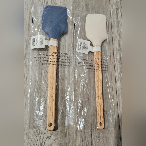 Threshold Spatulas Love You A Latke & Happy Hanukkah Set Of 2 Brand New Silicone - Picture 4 of 5